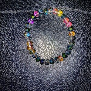 LET IT SHINE GLASS BEADED BRACELET